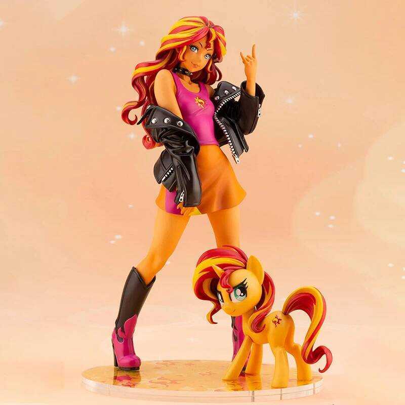 C Kotobukiya My Little Pony Sunset Shimmer My Little Pony Bishoujo 1/7 PVC Action Figure Anime Figu