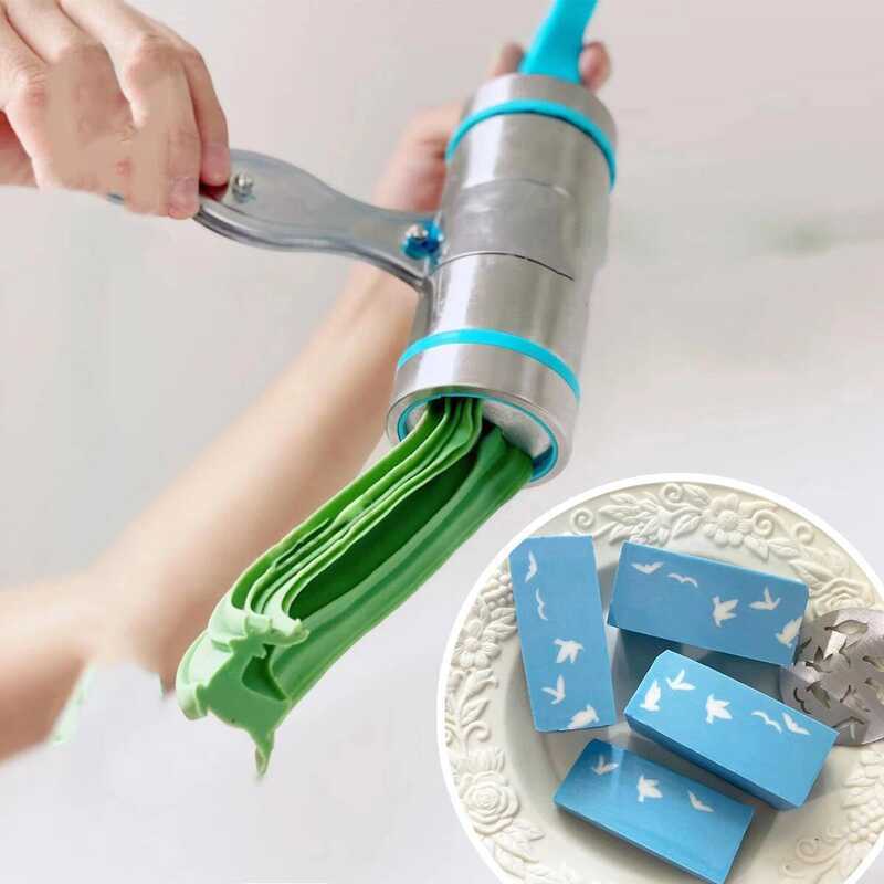 C More Cartoon Disc Squeezers Clay Extruder DIY Clay Pottery Picture Texture Press Polymer Clay Ext