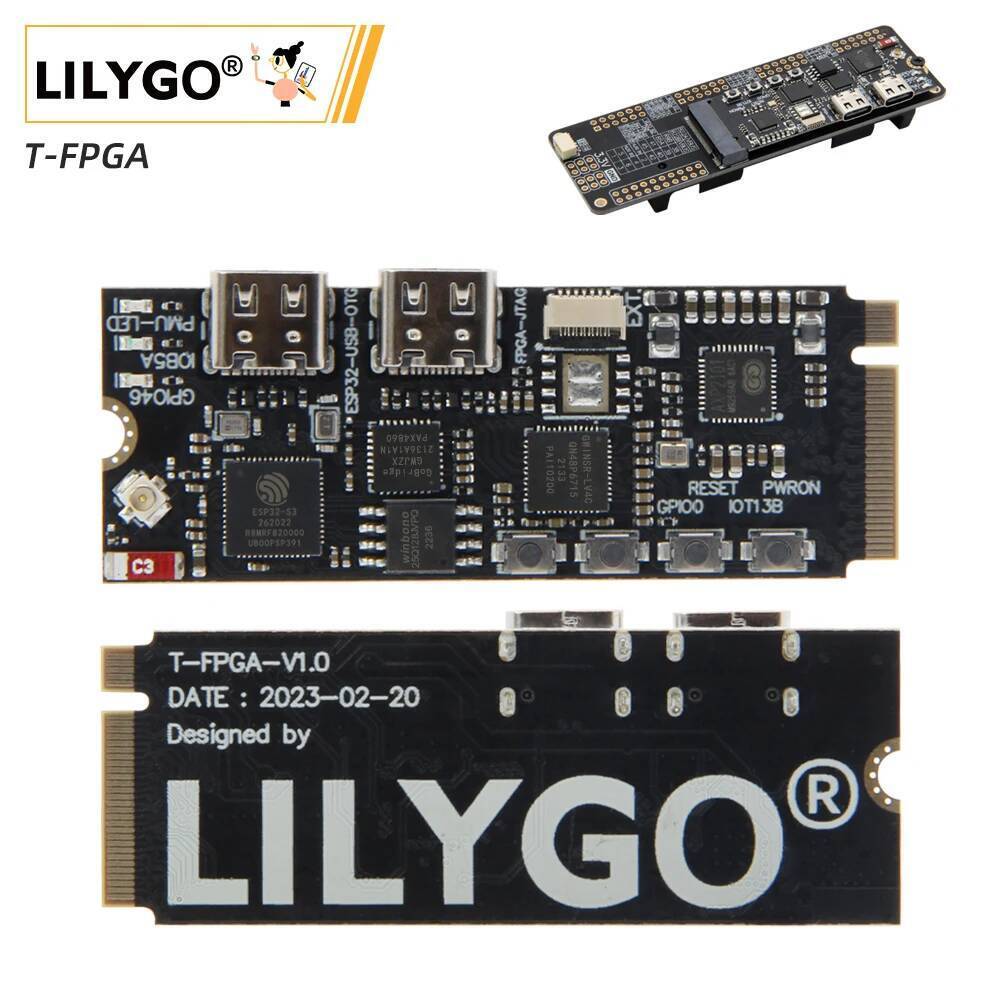 ลิลลี่โก® T-FPGA ESP32-S3 บอร์ดพัฒนา M.2 สล็อต FPGA GW1NSR-LV4CQN48PC6/I5 ไมโครคอนโทรลเลอร์พลังงานต่