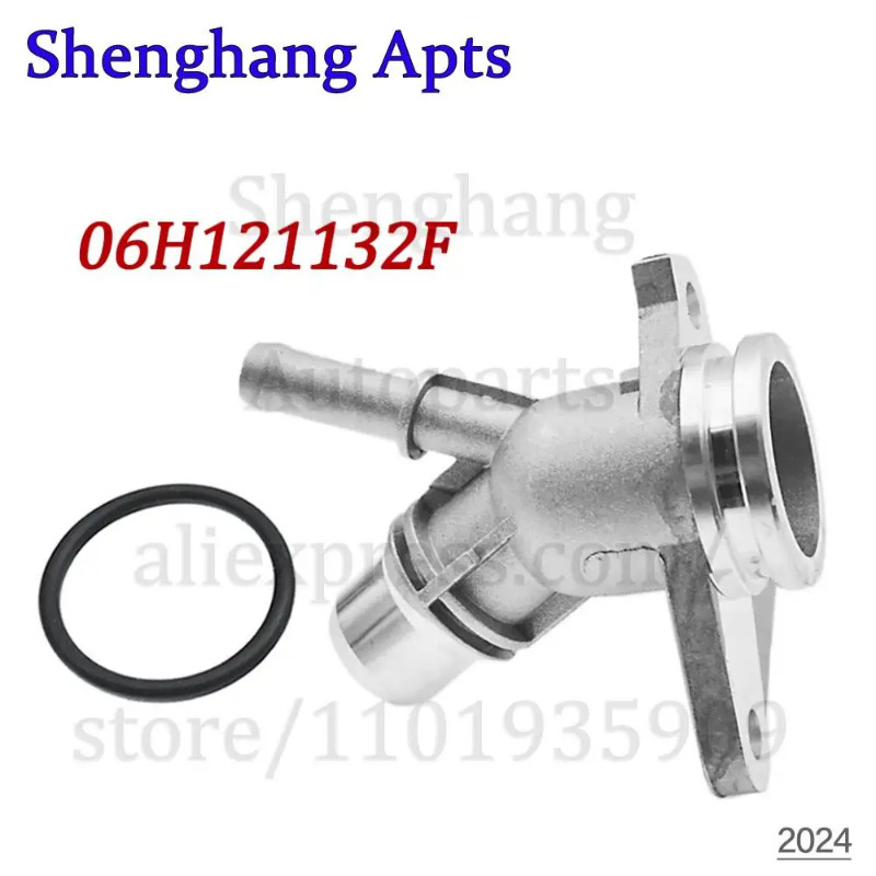 Engine Coolant Water Hose Flange 06H121132F,06H121132L,06H121132H,06H121132E For Audi Q5 A5 A4 A6 1