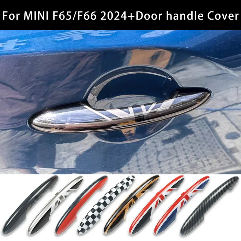 Car Door Handle Cover Stickers For Mini One Cooper S JCW F66 F65 Exterior Decoration Styling Access