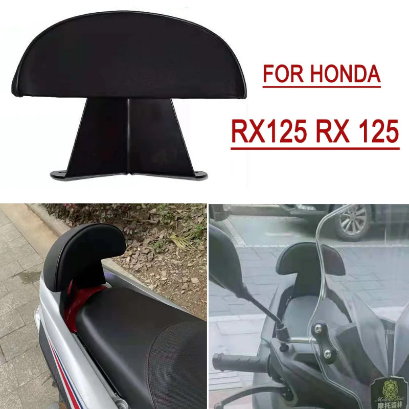 Motorcycle Accessories For Honda RX125 RX 125 Backrest Passenger Backrest Stay Black Honda RX125 RX