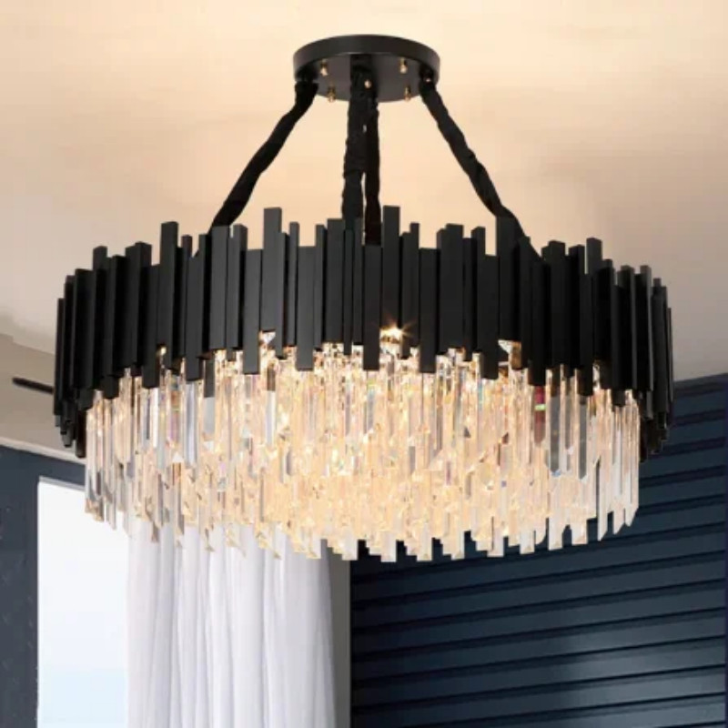 YYHC-Modern lighting Black luxury light hanging outdoor indoor lighting fixtures