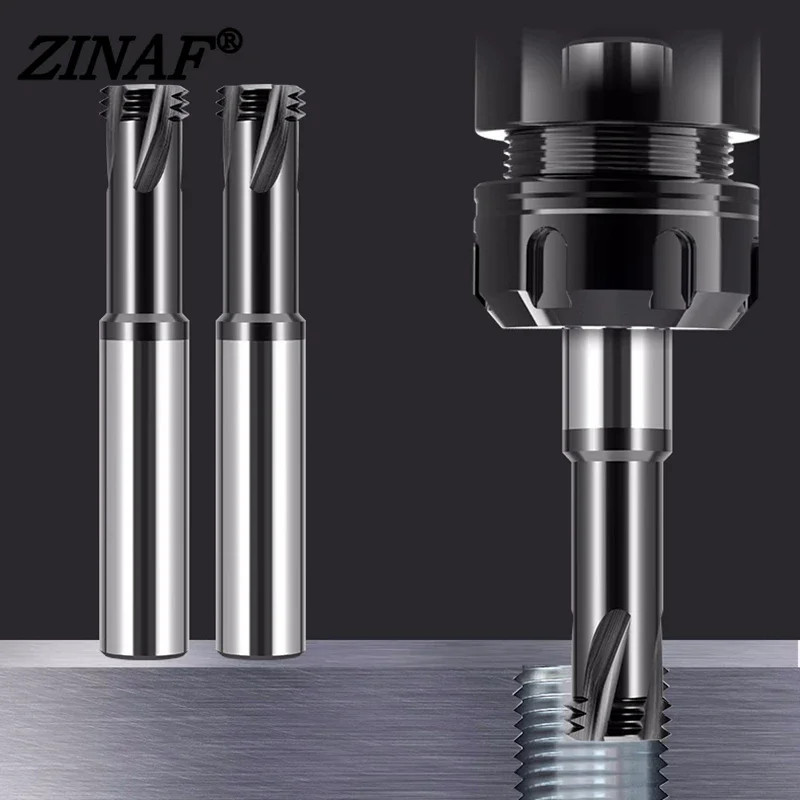 3 Tooth Three tooth thread milling cutter M1 M1.2 M1.6 M1.8 M2 M3 M4 M5 M6 M8 M10 M12 CNC mills Cut