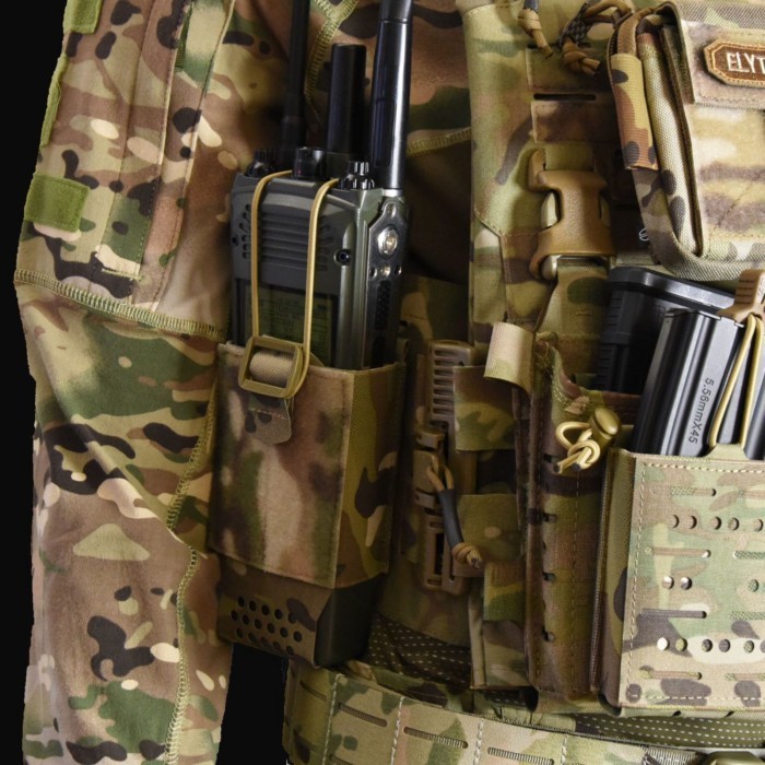 ยุทธวิธีวิทยุเครื่องส่งรับวิทยุPRC-152 Universalกระเป๋าMOLLEใช้งานร่วมกับPRC163 มือถือกลางแจ้ง