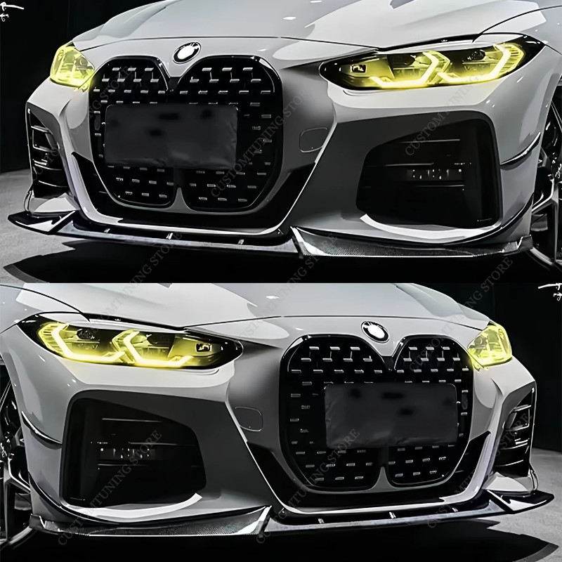 For BMW G22 G23 2-Door M Sport  Front Bumper Lip Splitter Spoiler 430i 430d M440i M440d 2020-2025 C