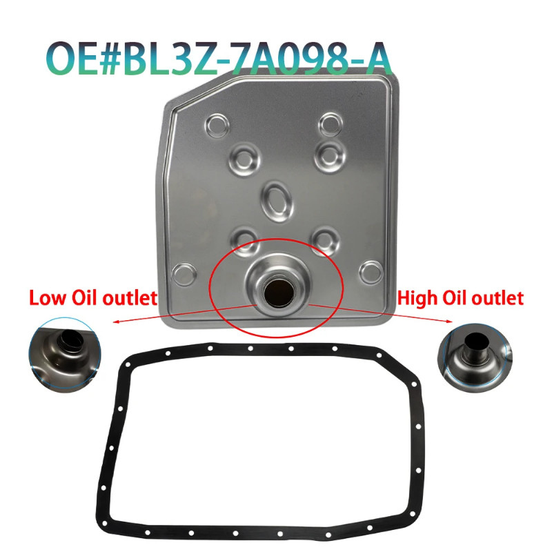 For Lincoln Navigator Ford Mustang Expedition Super Duty Transmission Filter & Gasket Kit 6R75 6R80