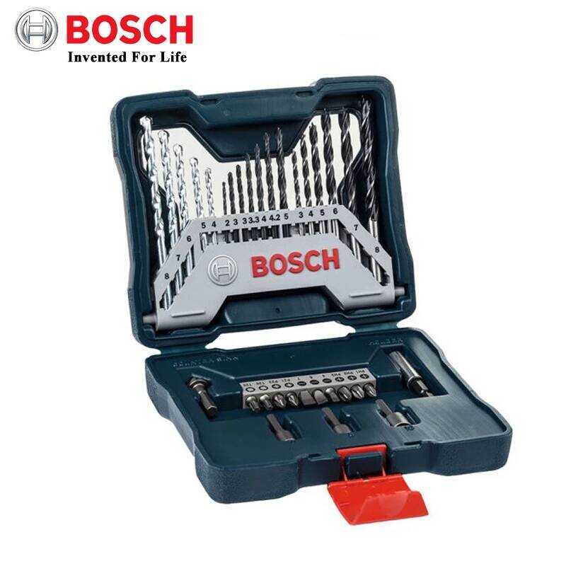 C Bosch 33-Piece Twist Drill Metal Combination Drill Bit Masonry Drill Bit Wooorking Drill Bit Elec