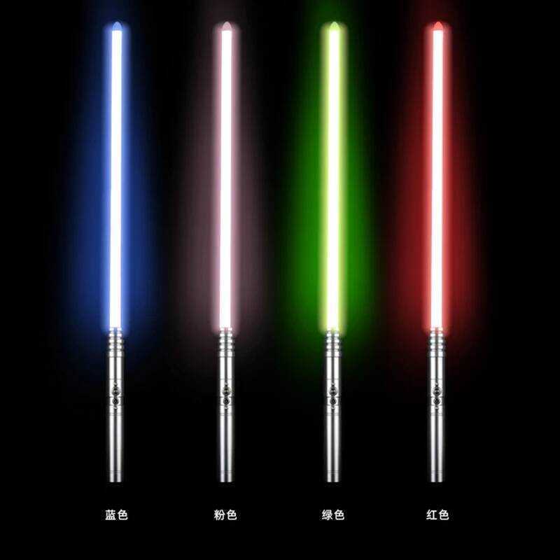 C Hot 6Cm Rgb Lightsaber Metal Handle Laser Sword 1Changing Color Light Saber Children Cosplay Lumi