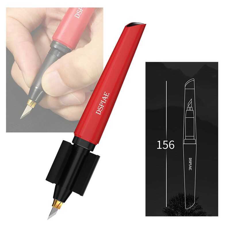 C DSPIAE Pt-Dk Precision Model Hobby Knife With 20 Pcs Blades Cutting Tool Set Plastic Model Buildi