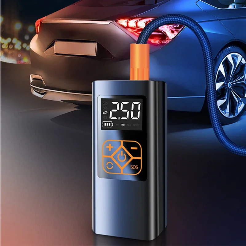 Car Wireless Inflation Pump Car Inflation Pump USB Charging Pump Car Tyre Inflation Lithium Battery