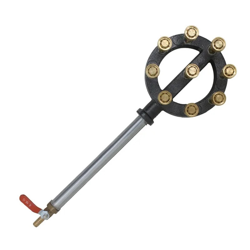 gas jet burner stove 5/9/12/18 hole 1pc Cast Iron Burner for stove natural gas liquefied oven stove