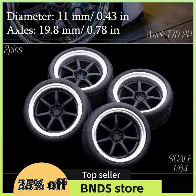 C Speedcg 1/64 Model Car Wheels Work T7r 2P Refitting Parts Diameter 10Or11mm For Racing Vehicle To