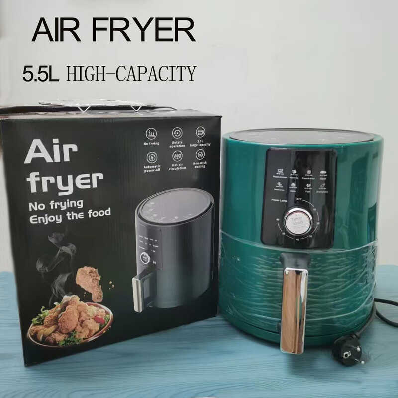 Air Fryer หม้อทอดไฟฟ้ากําลังสูงอัจฉริยะความจุขนาดใหญ่ในครัวเรือน French Fries