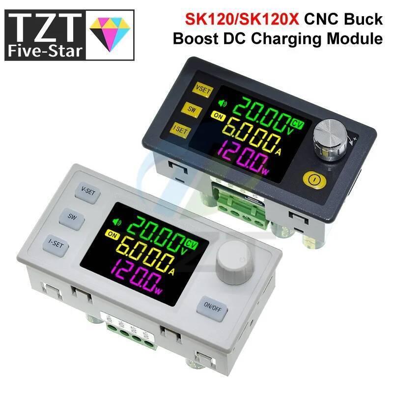 SK120 SK120X DC Buck Boost Converter CNC ปรับตัวควบคุมโมดูลแหล่งจ่ายไฟแรงดันคงที่โมดูลชาร์จพลังงานแส