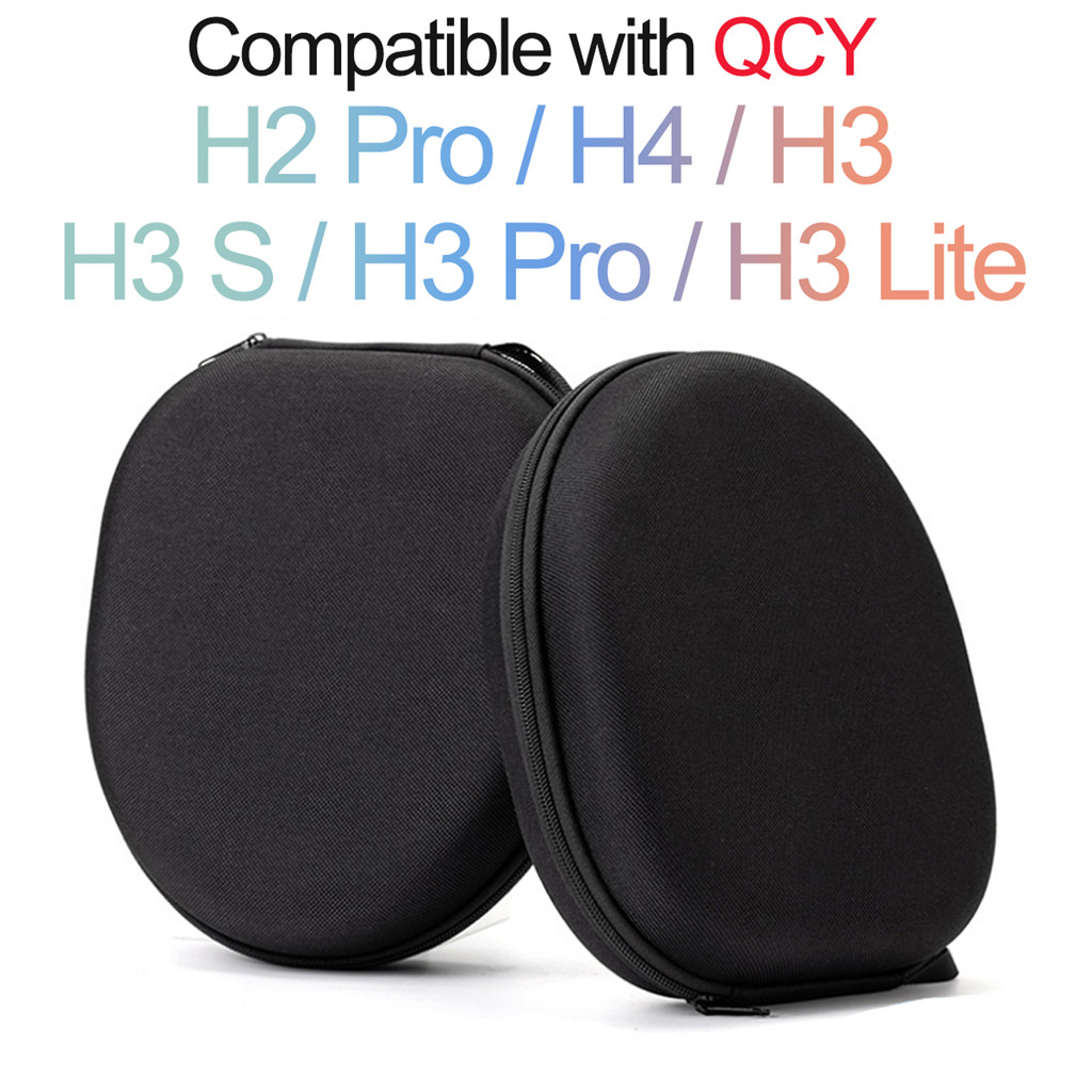 สําหรับ QCY H3 Pro Lite H3S H4 H2 Pro ชุดหูฟังแบบพกพากระเป๋าเดินทางกันกระแทก Hard Shell กระเป๋าเก็บ