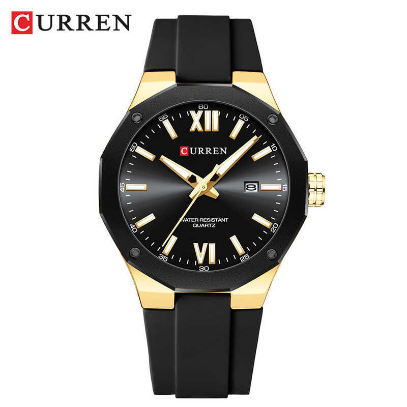 Curren/Curren 8465 นาฬิกาผู้ชายปฏิทินผู้ชายนาฬิกาเทป Casual นาฬิกาผู้ชายนาฬิกาเยาวชน