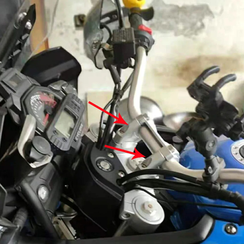 Fit Cyclone RX4 RX3 RX3S RE3 Handlebar Heighten Move back Riser Bar Mount Handle Clamp For ZongShen