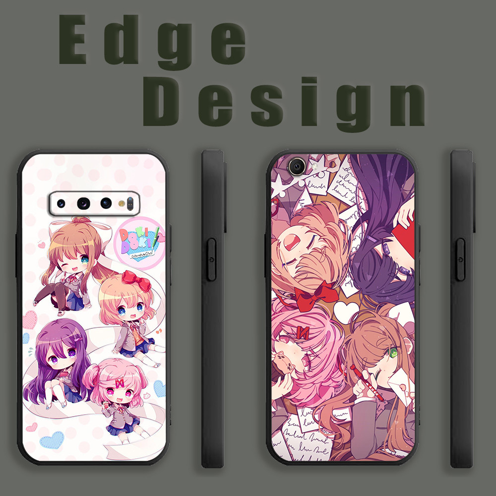 เคสสําหรับ ITEL A60 A60S A70 S23 P55 P40 4G 5G DDLC Yuri Monika sayori natsuki BOW05 เคสโทรศัพท์ขอบส