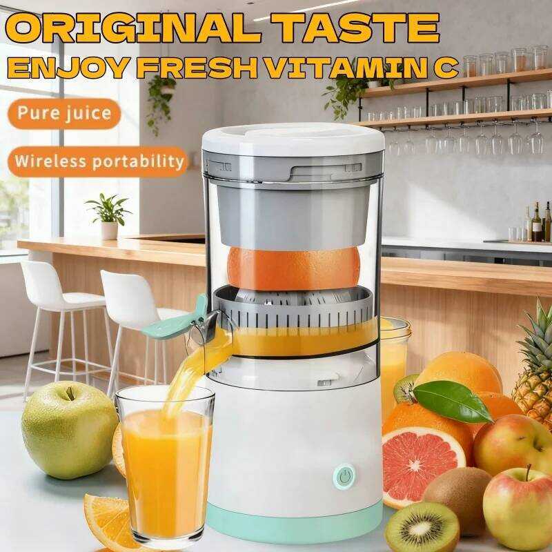 C Wireless Electric Orange Juice USB Charge Juice Separator Portable Fruit Extractor Residueseparat