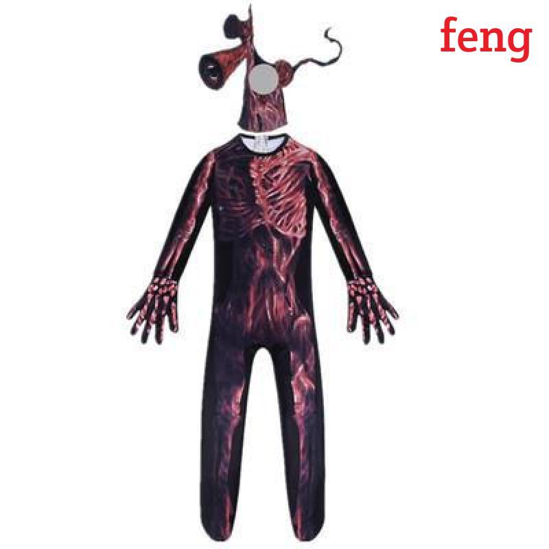 ชุด Halloween SCP Foundation แบบ Jumpsuit ออกแบบตามธีมไซเรนหัวเด็ก มาพร้อมหมวก