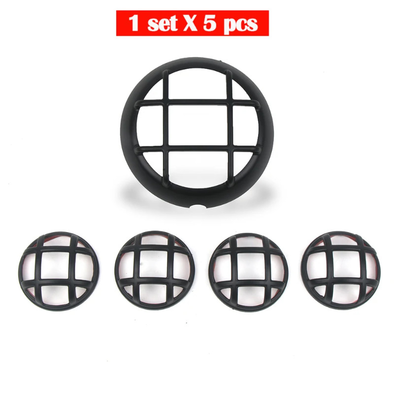 Motorcycle Matt Black Headlight Turn Signal Taillight Grill Cover For Honda Cross Cub 110 CC110  Cu