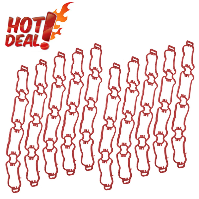 10 PCS Intake Manifold Gasket For Audi A3 A4 A5 A6 A7 A8 Q3 Q7 Q8 TT EA888 MK3 06K129717A 06K129717