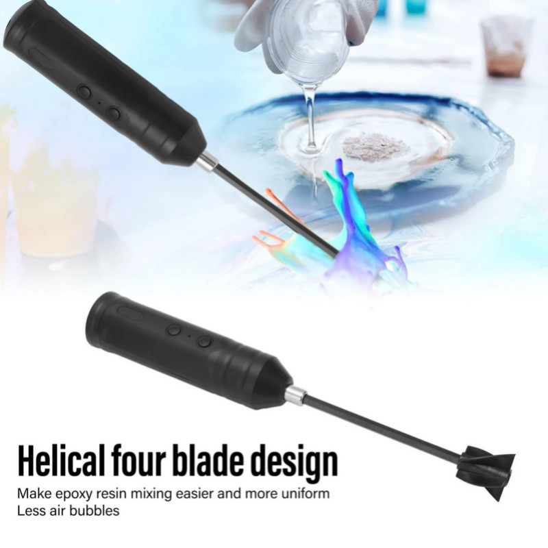 Epoxy Resin Mixer Epoxy Resin Mixer Rechargeable Powerful Slow Motor Handheld Electric Resin Stirre
