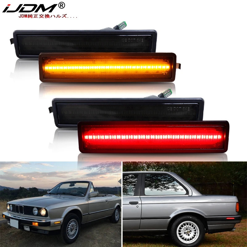iJDM Side Marker Lamp For BMW E30 3-SERIES 325i 318i 325e For BMW E34 5-Series 530i 525i 540i E32 7