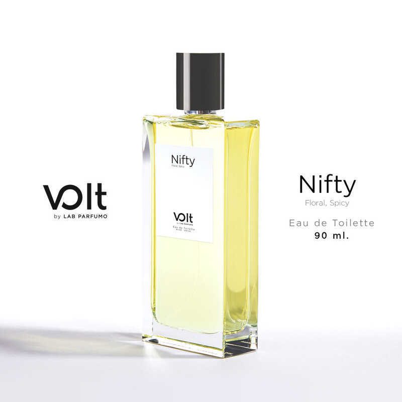 Nifty Eau de Toilette กลิ่นหอมสําหรับผู้ชาย by Volt Nifty ความหวานอ่อนโยนแต่ซ่อนขอบรสเผ็ด