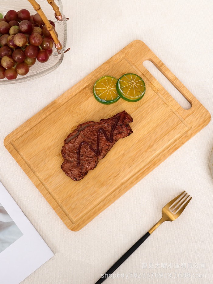 Home Cutting Fruit Double-sided Solid Wood Cutting Board Vertical Home Kitchen Cutting Board Campin