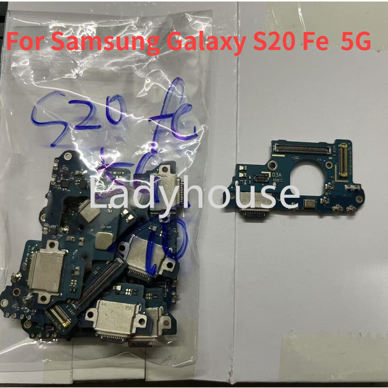 1pcs USB ชาร์จพอร์ต Flex Cable Connector สําหรับ Samsung Galaxy S20 Fe 4G 5G G780 G780F G781 G781B ไ