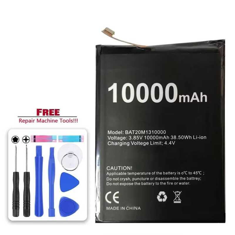 10000mAh Mobile Phone Battery Lightweight Premium Replacement For Doogee S88 Plus BAT20M1310000 S88