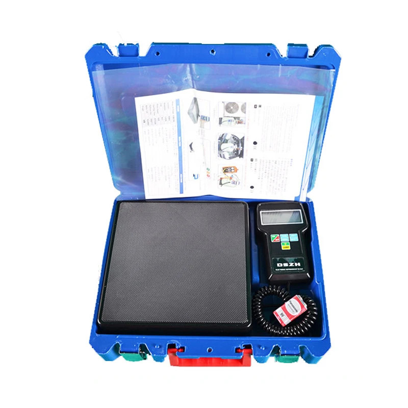 Digital A/C Refrigerant Charging Scale Freon Weight Scale with Case Measuring Tools Air Conditionin