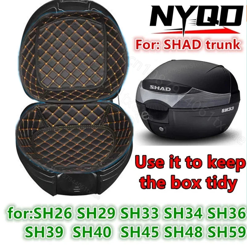 For SHAD trunk liner SH26 SH29 SH33 SH34 SH36 SH39 SH40 SH45 SH48 SH59 up below Motorcycle accessor