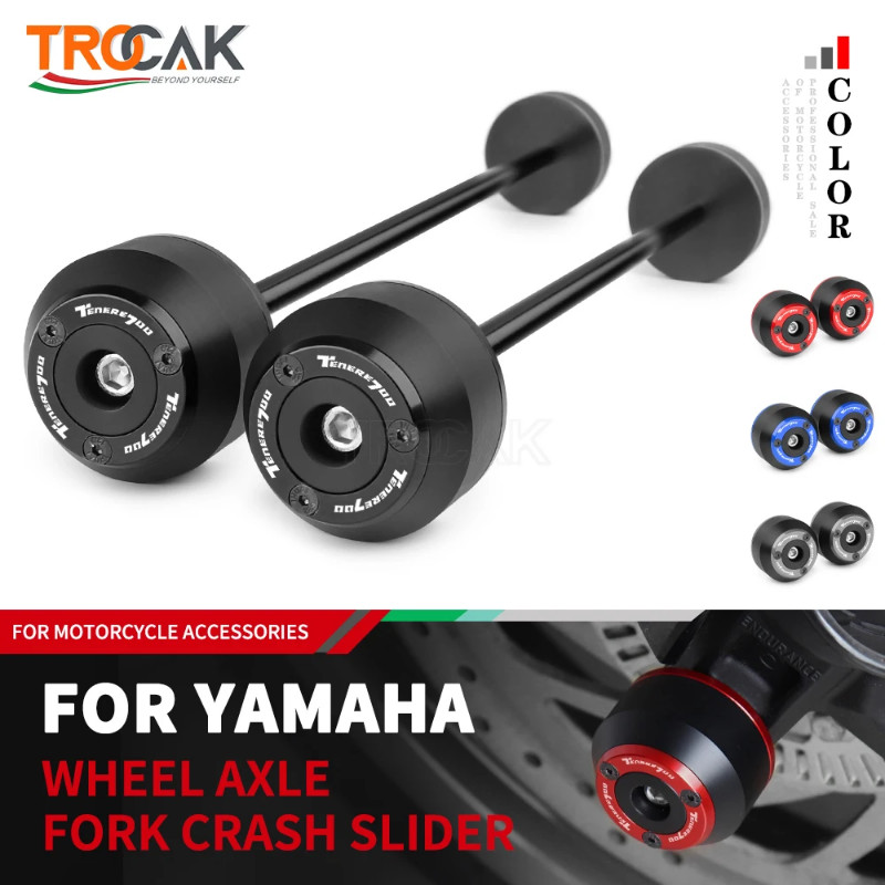 For YAMAHA TENERE 700 Tenere700 Tenere 700 2019-2022 Motorcycle Aluminum Front & Rear Wheel Fork Ax