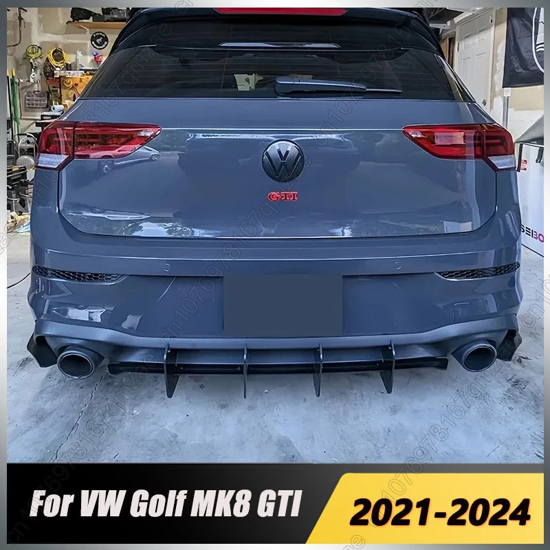 Factory High Quality Black MAX style Car Rear Lip Protector Rear Bumper Lip Rear Diffuser For VW Go