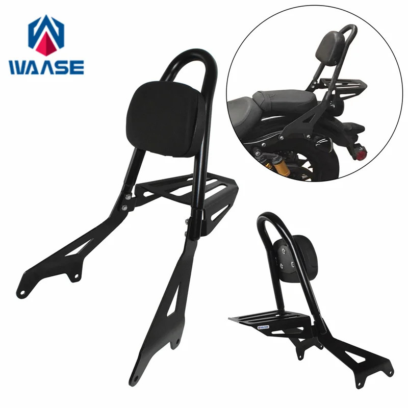 waase For Yamaha V Star 950 Bolt XVS950 XV950 XV XVS 950 2015-2023 Sissy Bar Backrest with Rear Lug