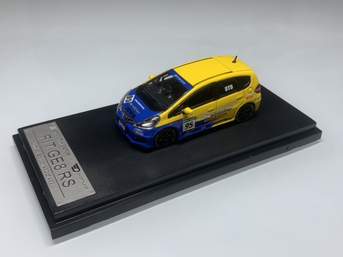 SW 1: 64 Honda Jazz Fit 2 รุ่น GE8 RS รุ่นรถโลหะผสมรุ่นช้อน