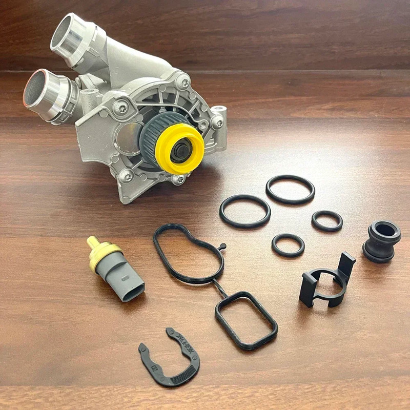 BAOLUN    Aluminum Thermostat Engine Water Pump Repair 06H121026DD  06H121026CD For Audi A3 A4 Q5 T