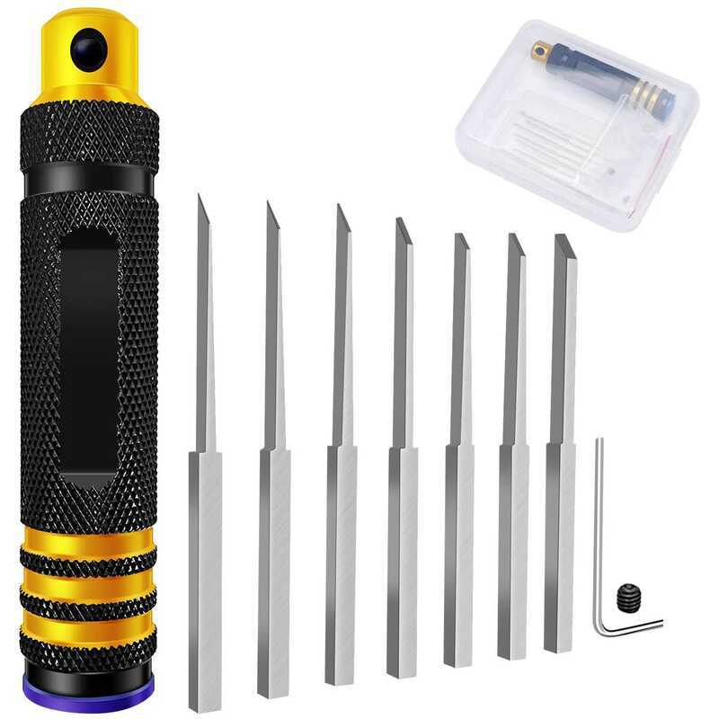 C Model Chisel With Blades Gundam Resin Carved Scribe E Hobby Cutt Tool Chisel 7 Blades Tools For R