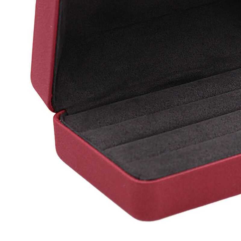 C Jewelry Box Showcase Rings Holder Fashion Portable Jewelry Display Case Ring Storage Box Ring Org