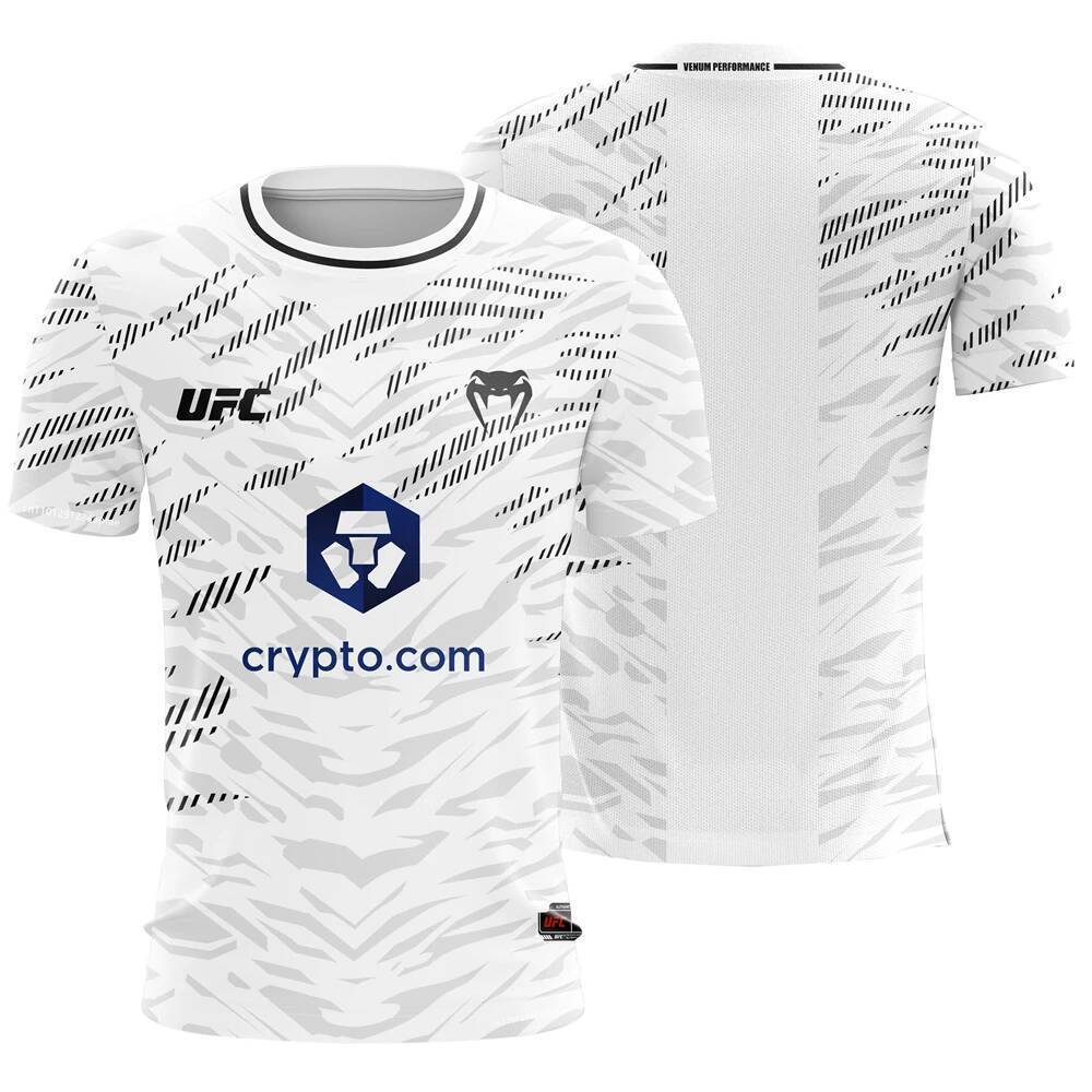 ผู้ชายใหม่ 2026 ฤดูร้อน UFC รอบคอแขนสั้น Jersey MMA Match สบาย Breathable แขนสั้นสําหรับชุดลําลอง