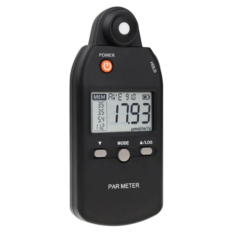 Handheld PAR Meter Advanced Quantum Sensor Measure Grow Light Intensity Lux PPFD Tester for Indoor