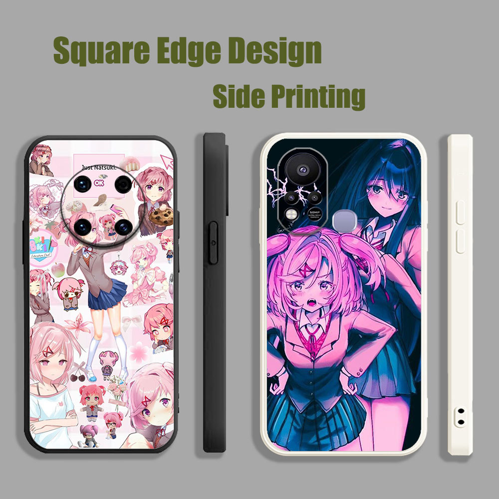 ปลอกสําหรับ Tecno Spark 6 Go 5 Air 7 Pro 2020 2021 doki doki วรรณกรรม club natsuki Yuri BOW11 เคสโทร