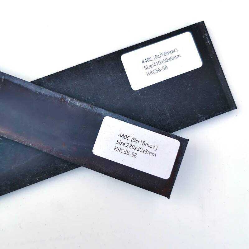 C 1Piece Cr18mov. (440C) Stainless Blade Steel Knife Blank Making Steel DIY Bar Blan