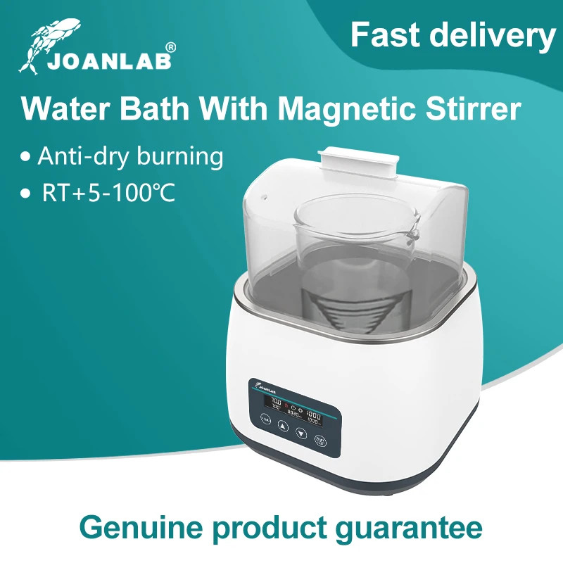 JOANLAB Heat Collecting Magnetic Stirrer Laboratory Water Bath With Magnetic Stirrer Thermostat Hea