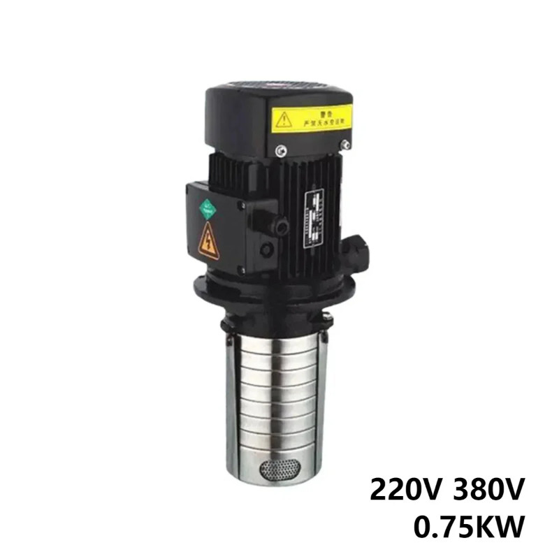 220V 380V 0.75KW Machine Tool Cooling Pump Delivery Immersion Centrifugal Pump Submerged Pump Stain