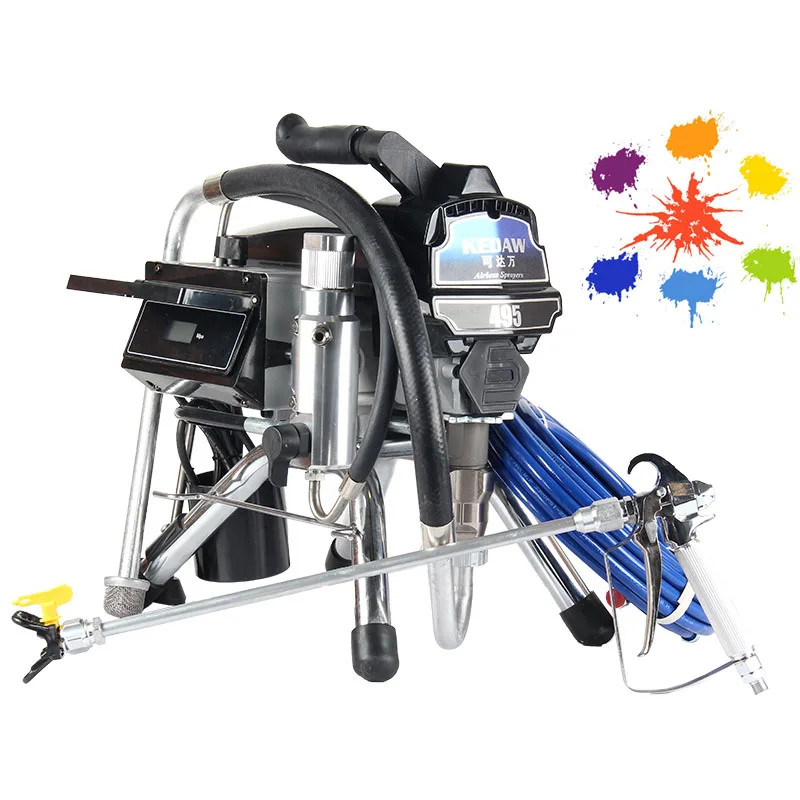 Electric Airless Paint Sprayer High Pressure Spraying Machine Oil Paint Sprayer Painting Machine To