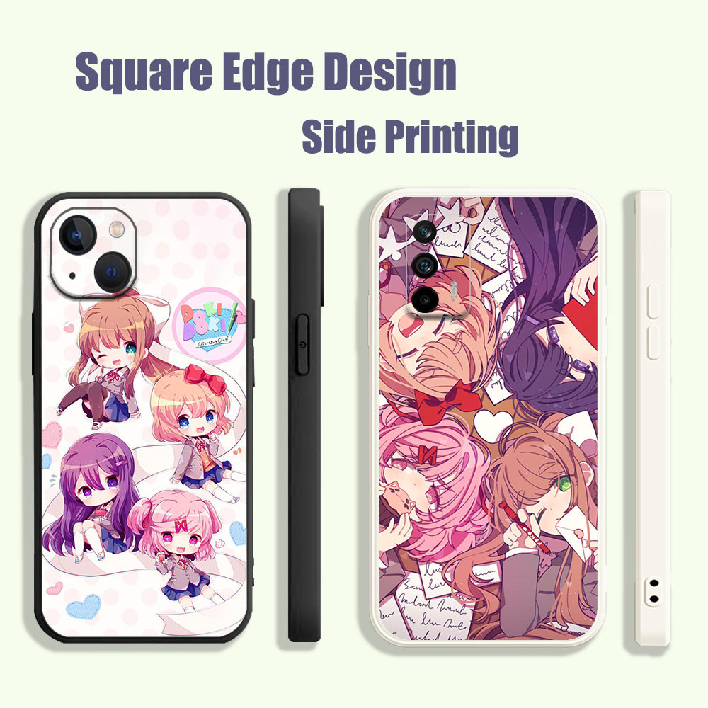 ปลอกสําหรับ Vivo Y17 Y12 Y15 Y91 Y93 Y91i Y95 Y91C DDLC Yuri Monika sayori natsuki BOW05 เคสโทรศัพท์